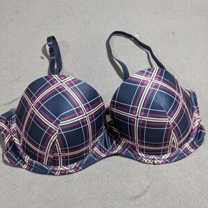 NWT BCBGeneration plaid multi way bra‎ 38c